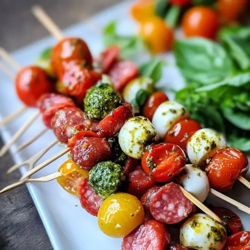 Einfache Fingerfood Spieße – schnell & lecker